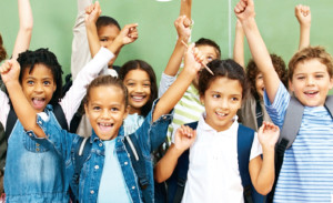 happy to be in school